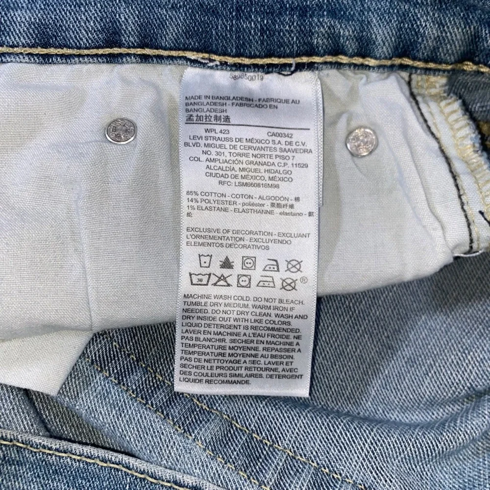 Signature by Levi Strauss Mens 561 Relaxed Straight Leg Blue Jeans 39x31.5